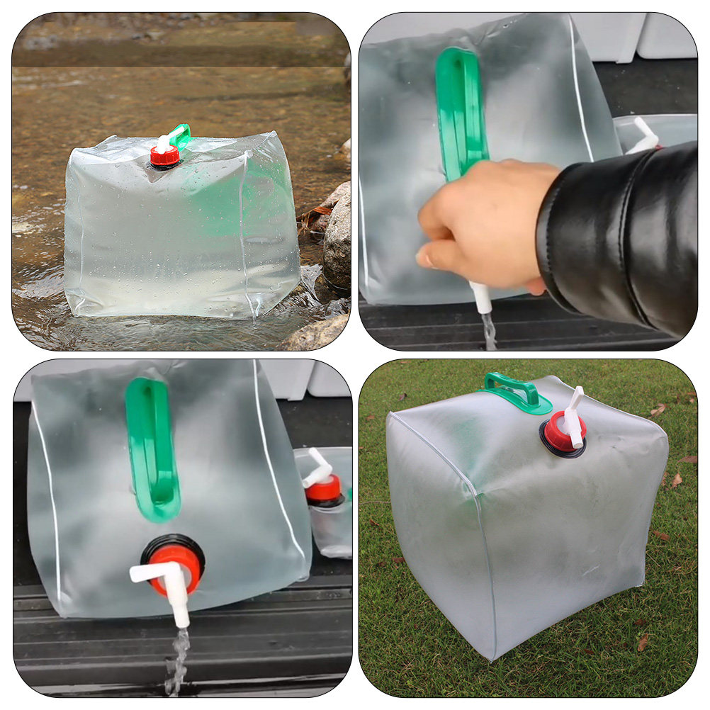 Water Bag Collapsible - Foldable Portable Water Bag Outdoor Camping