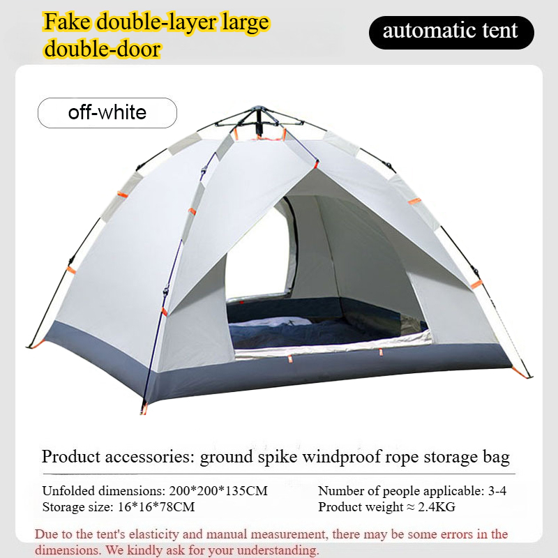 Emergency Mylar Tent - Automatic Pop Up Camping Tent, Waterproof