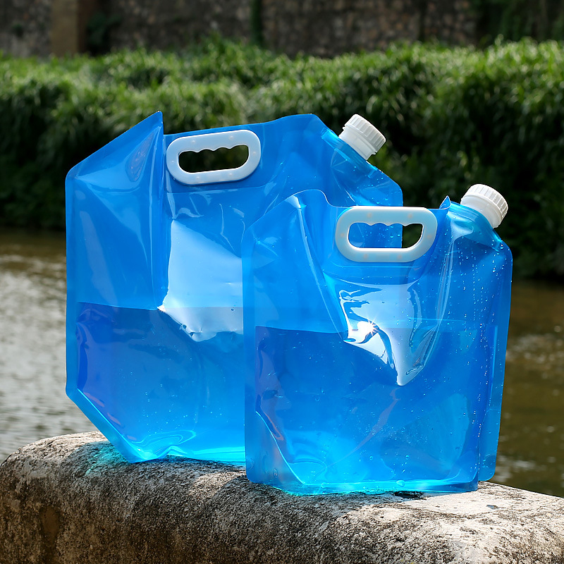 Water Bag Collapsible - Ốp Bình Đựng Nước, Túi Nhựa