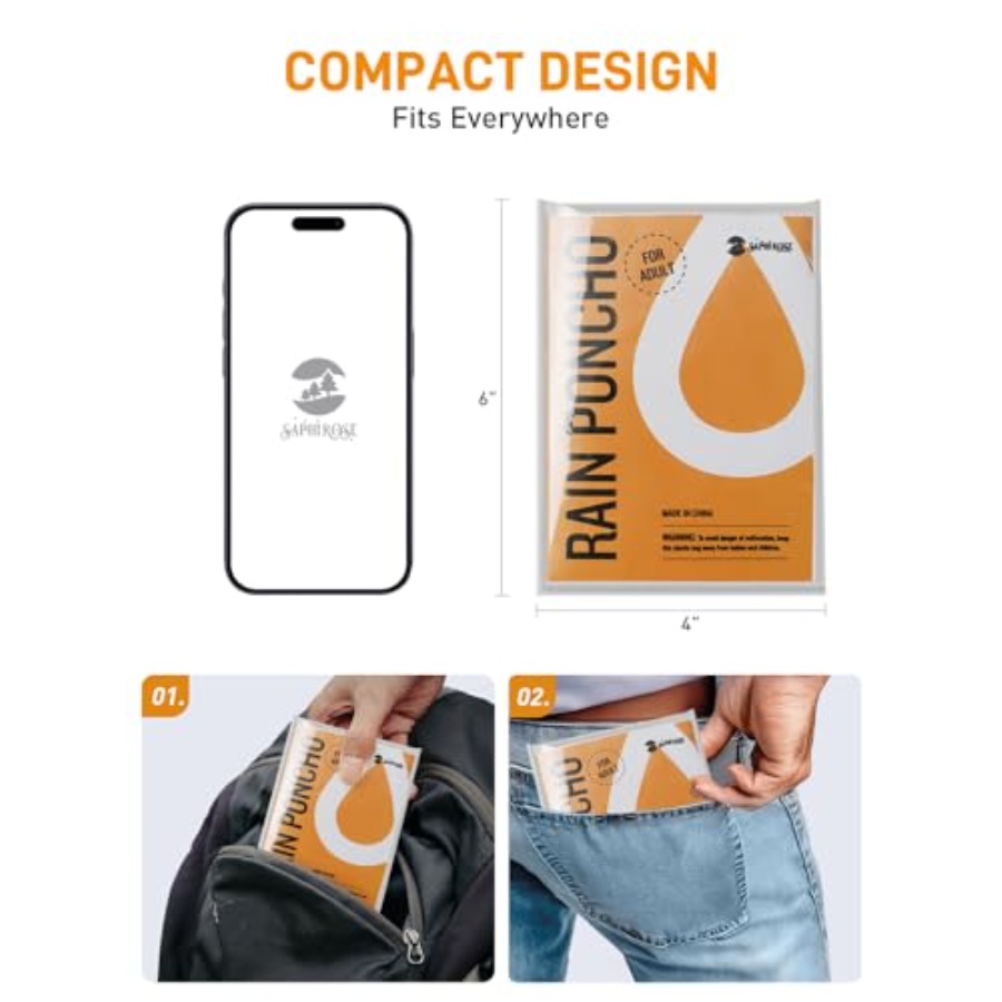 Disposable Rain Ponchos for Ad - đánh giá và giá Emergency Poncho Rain
