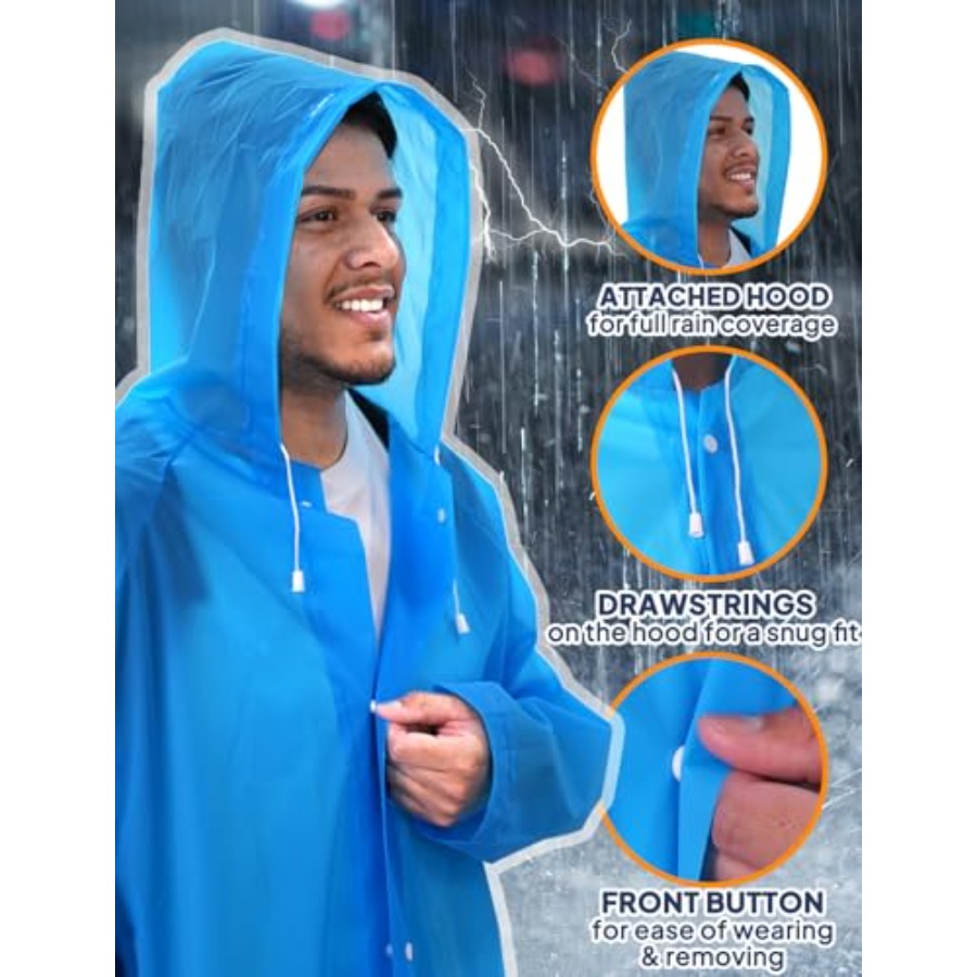 ANYOO 2-Pack Rain Ponchos for  - đánh giá và giá Emergency Poncho Rain