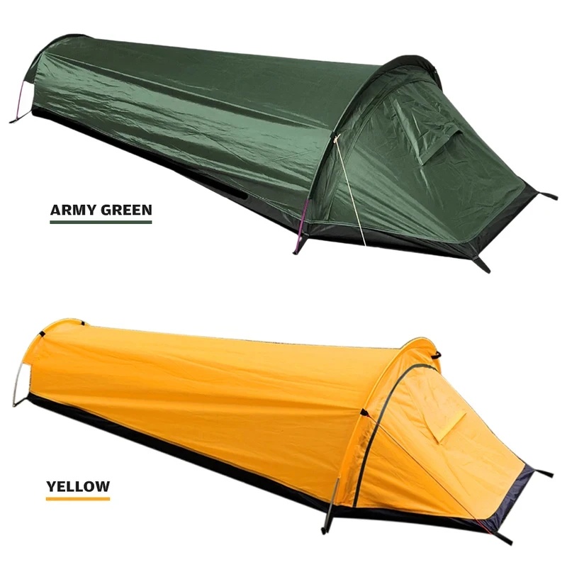 Single-person camping tent Ult - đánh giá và giá Emergency Mylar Tent