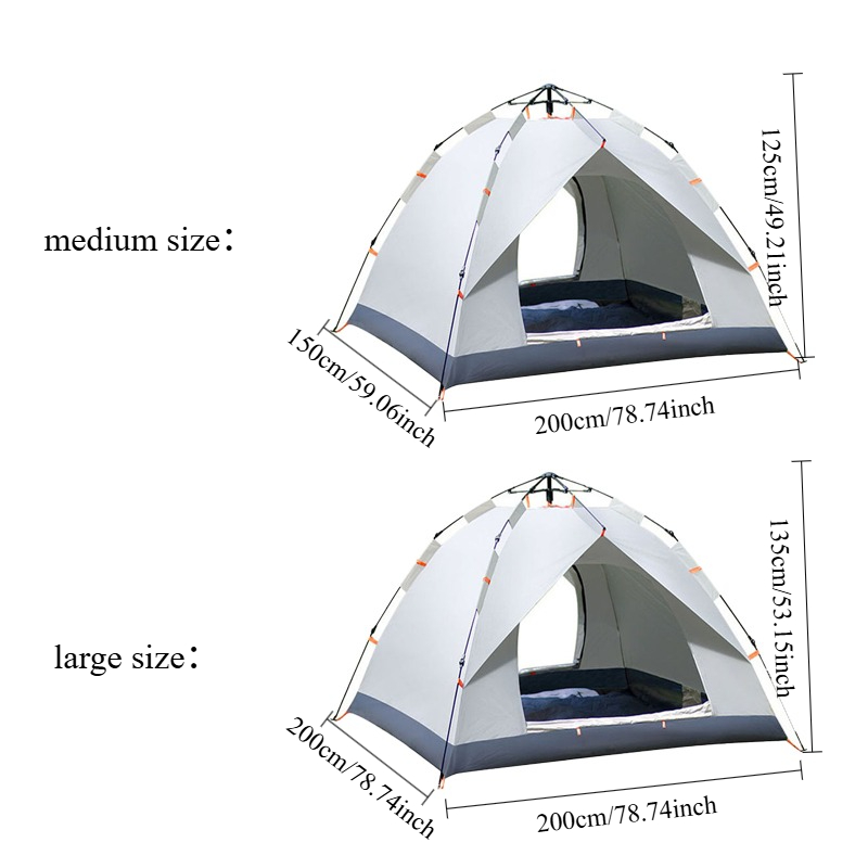 Automatic Pop Up Camping Tent, - đánh giá và giá Emergency Mylar Tent