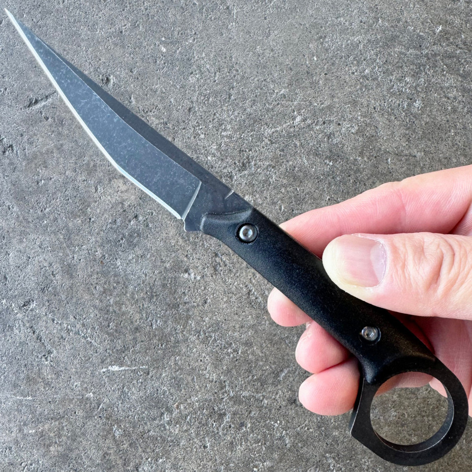 Black Fixed Blade Knife with 5 - đánh giá và giá Bushcraft Knife Fixed