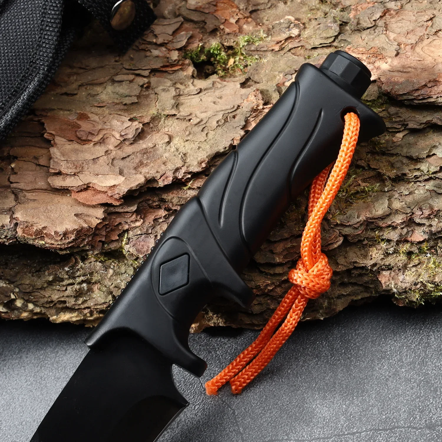 Outdoor High hardness straight - đánh giá và giá Bushcraft Knife Fixed