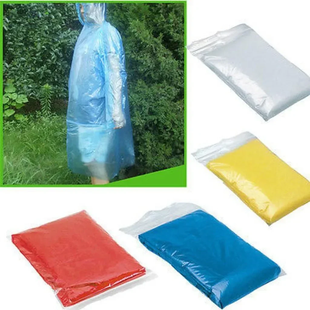 5/10PC Disposable Raincoat Adu - đánh giá và giá Emergency Poncho Rain