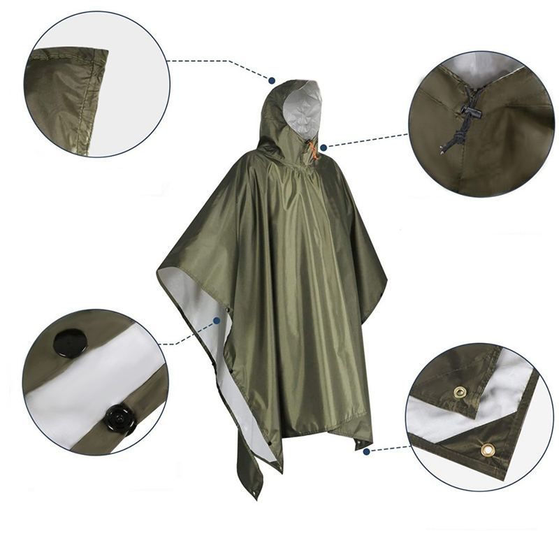 Heavy Duty Rain Poncho For Bac - đánh giá và giá Emergency Poncho Rain