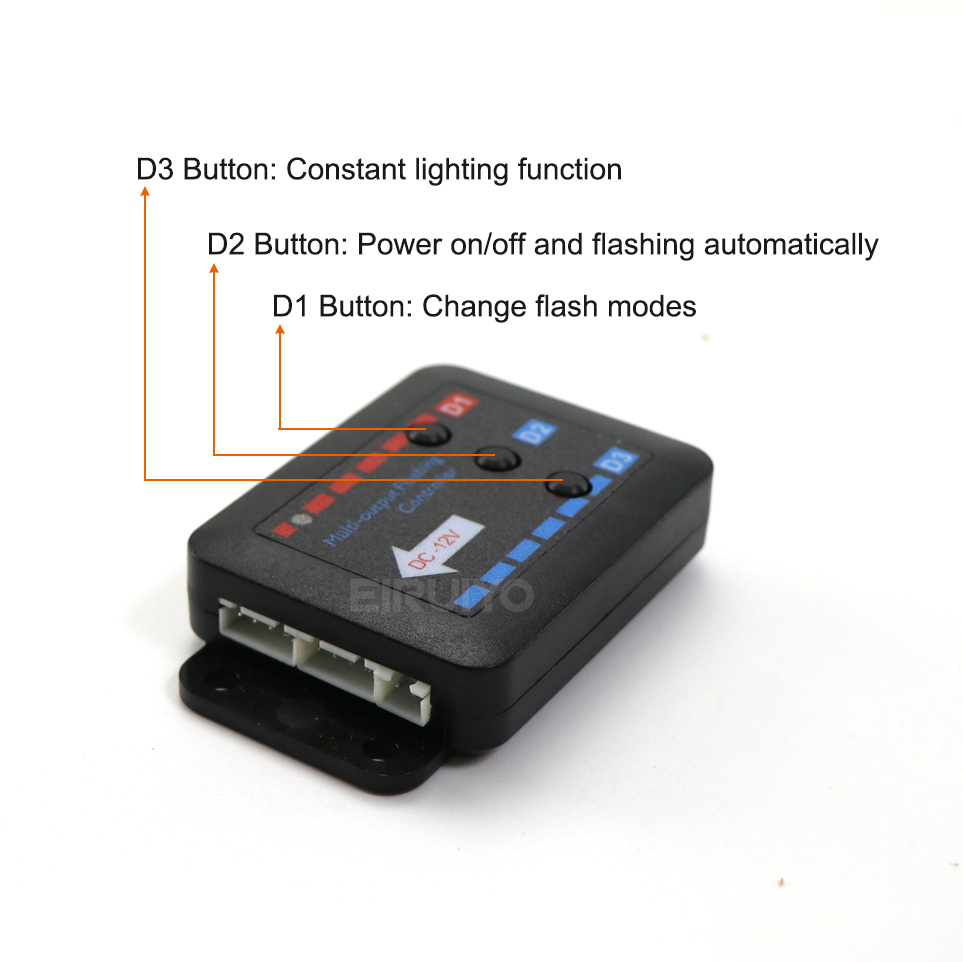 4x 3 LED Grill Car LED Strobe  - đánh giá và giá Sos Light Strobe